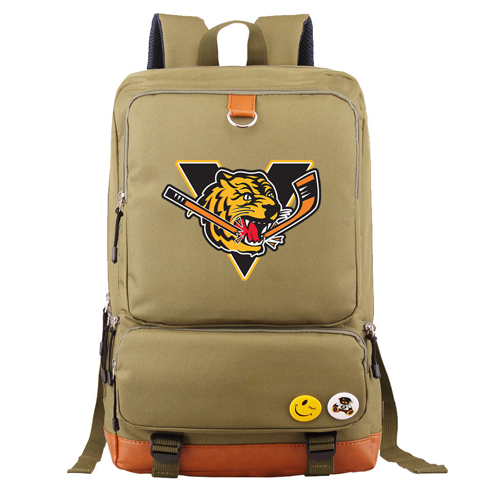 Victoriaville Tigres Hockey Team Proof Backpack NoteBook Laptop School Bag