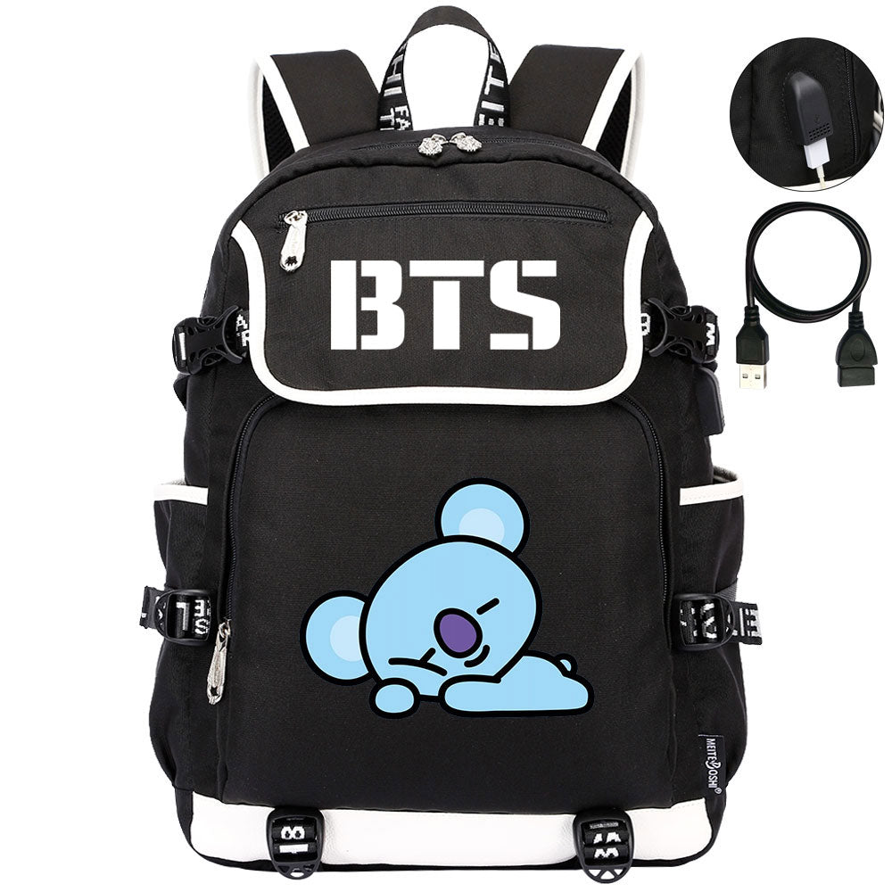 BTS Koya Backpack School Notebook Travel Bags
