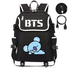 BTS Koya Backpack School Notebook Travel Bags