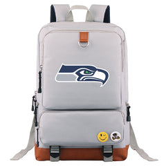 Seattle Seahawks Football Team Rugby Proof Backpack NoteBook Laptop School Bag