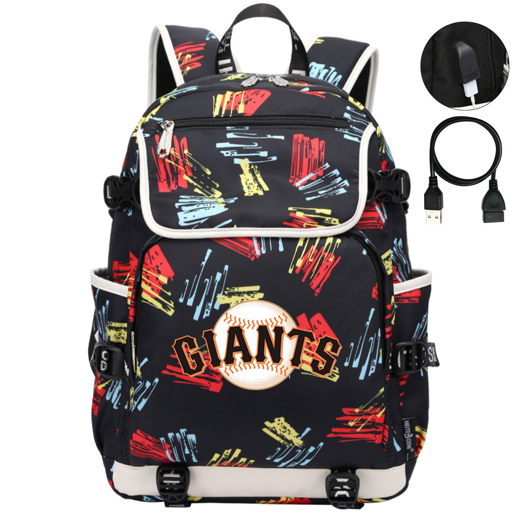 San Francisco Giants  Backpack School Notebook Travel Bags