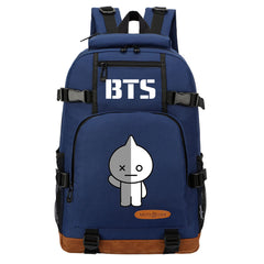 Kpop BTS VAN Waterproof Backpack School Notebook Travel Bag