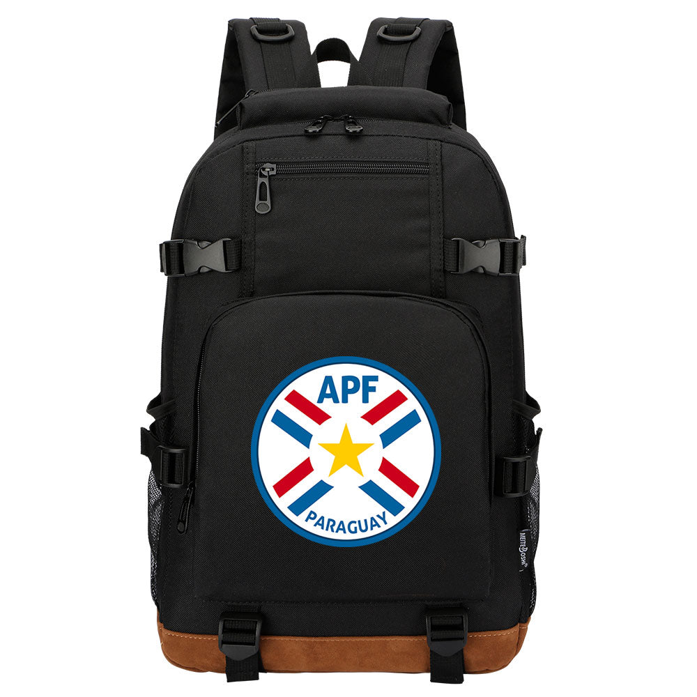 APF Paraguay National Football Team Waterproof Backpack School Notebook Travel Bag