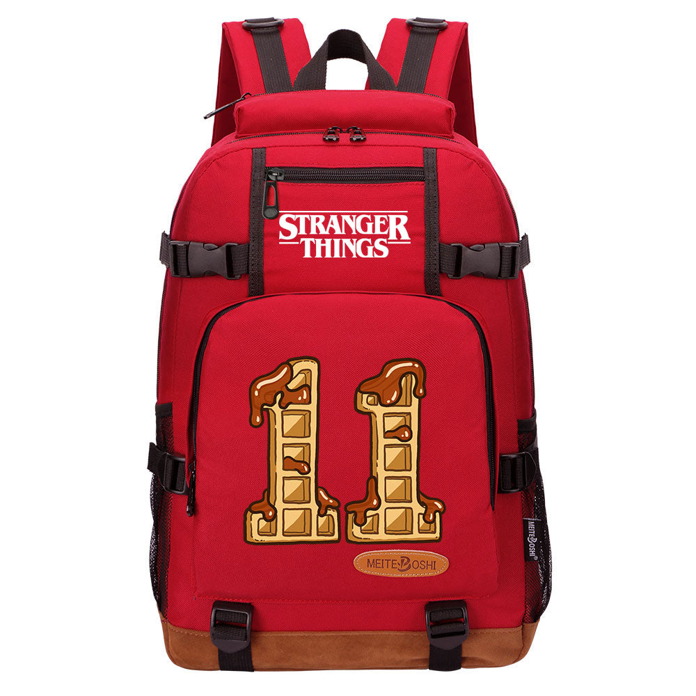 Strangers Things 11 Waterproof Backpack School Notebook Travel Bag