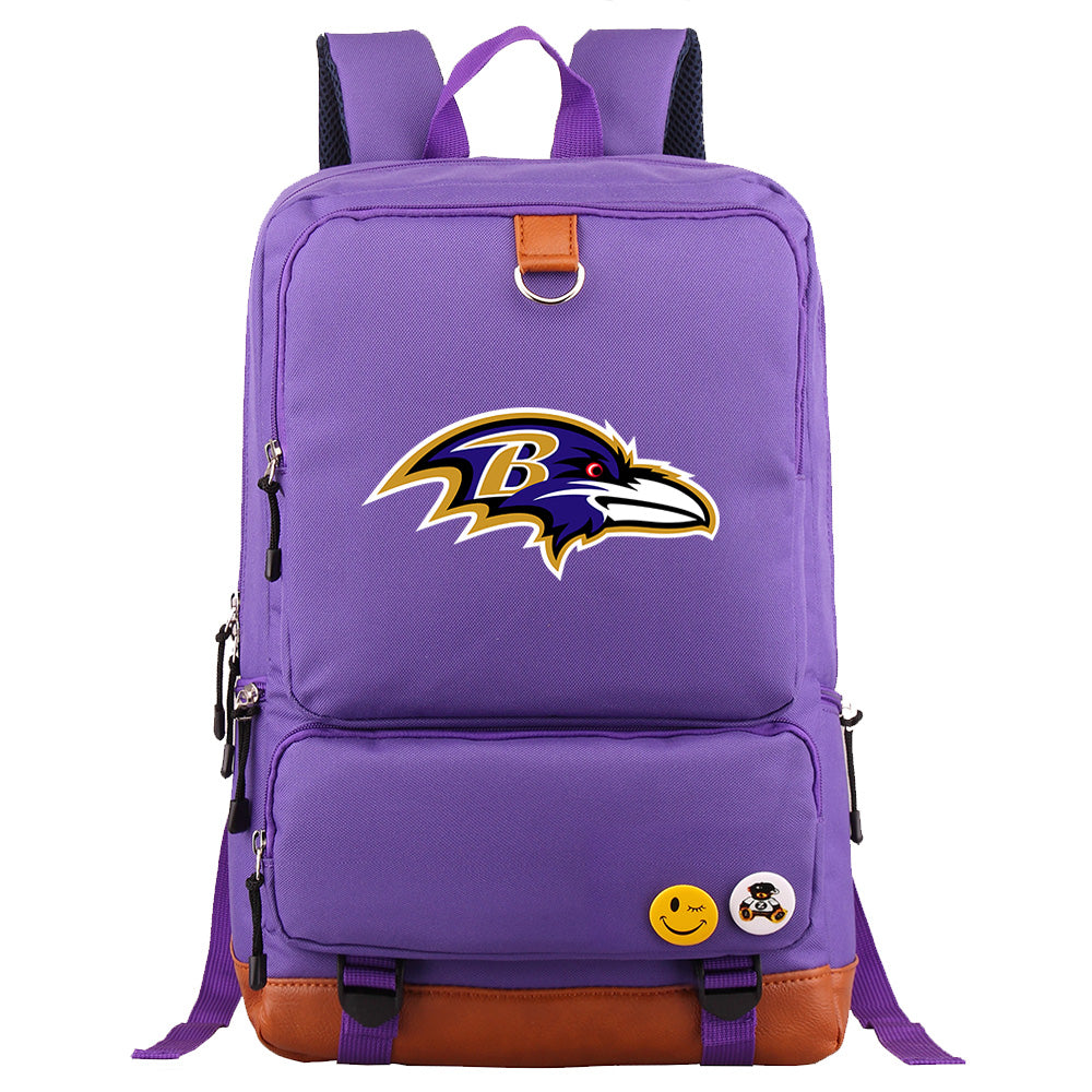 Baltimore Ravens Football Team Rugby Proof Backpack NoteBook Laptop School Bag