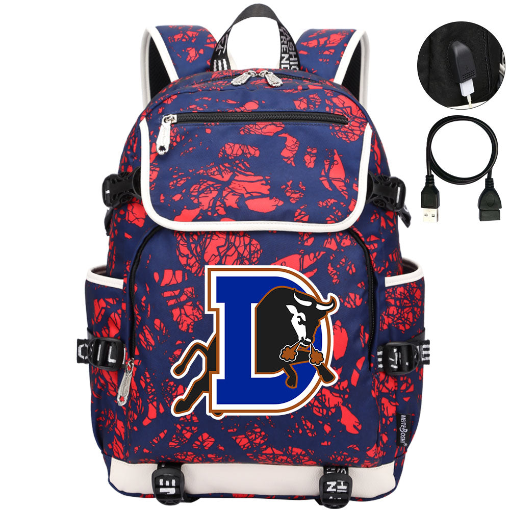 Durham Bulls Backpack School Notebook Travel Bags