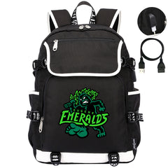Eugene Emeralds Backpack School Notebook Travel Bags