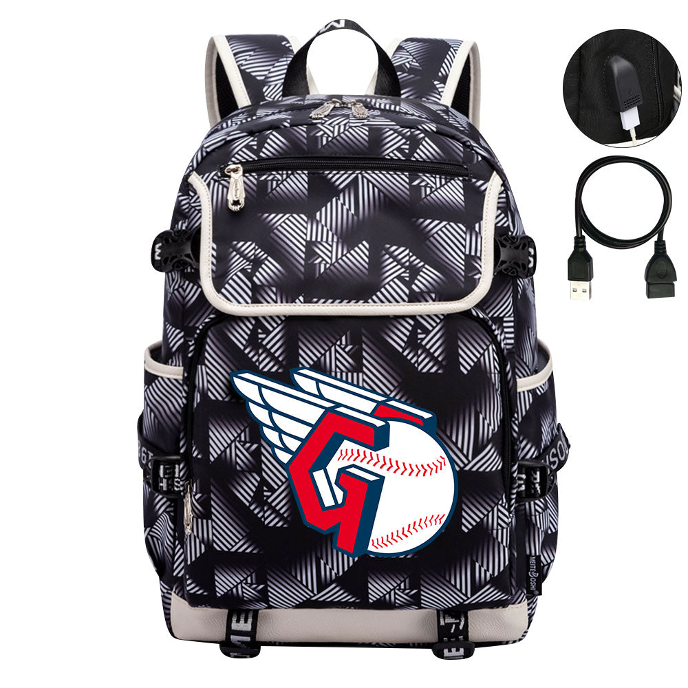 Cleveland Guardians Backpack School Notebook Travel Bags