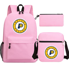 Indiana Pacers Basketball School Backpack Shoulder Bag Pencil Bags 3pcs Set