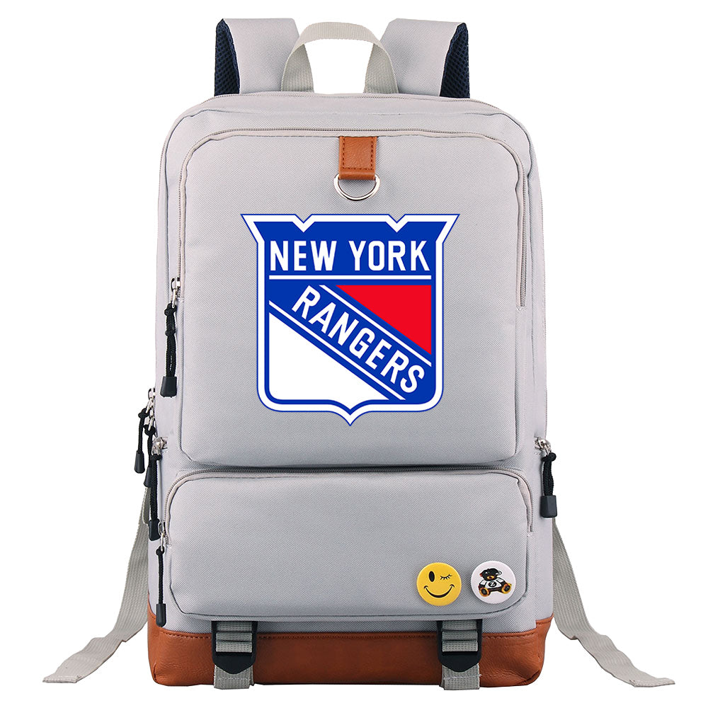 New York Rangers Hockey Team Proof Backpack NoteBook Laptop School Bag