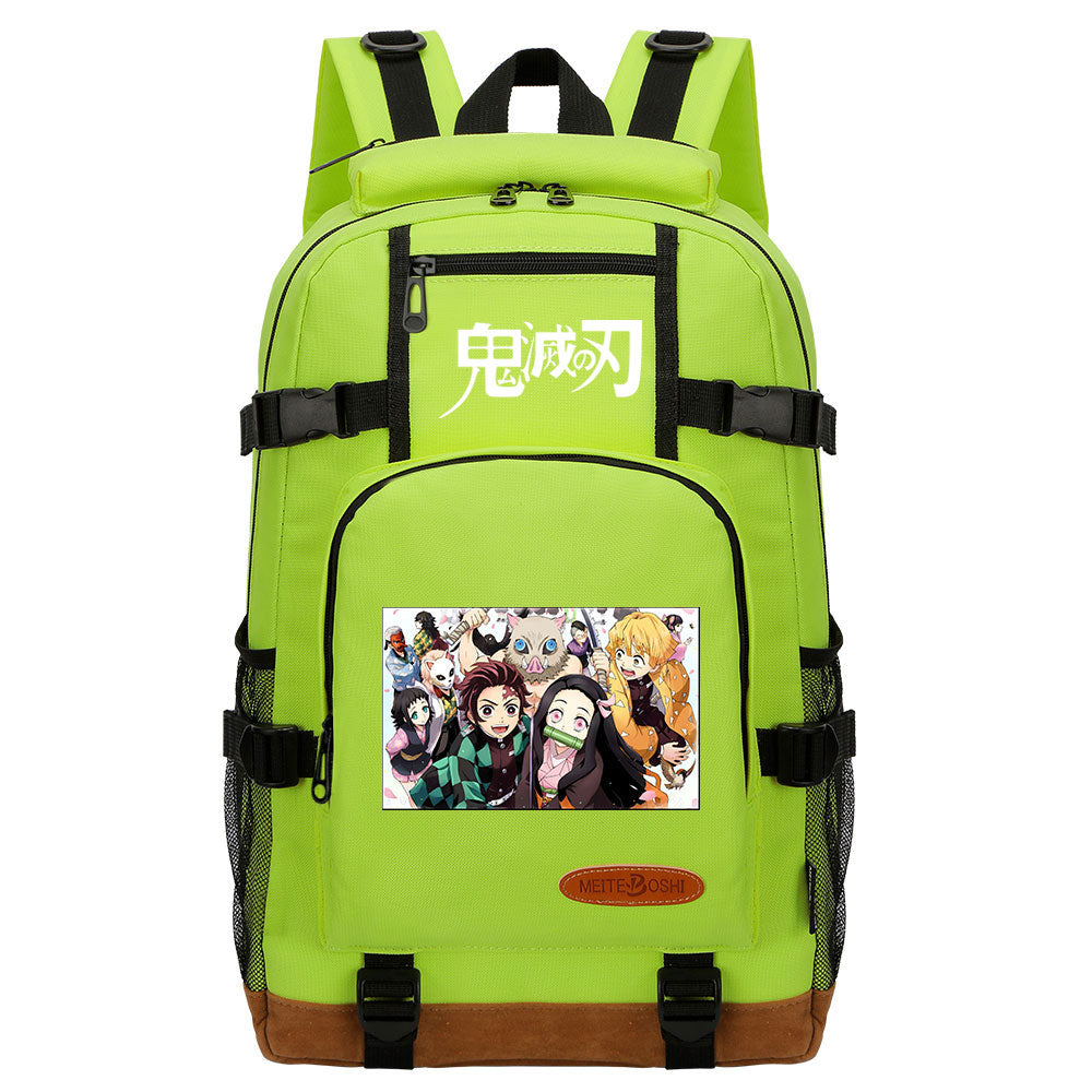 Demon Slayer Kimetsu No Yaiba Waterproof Backpack School Notebook Travel Bag