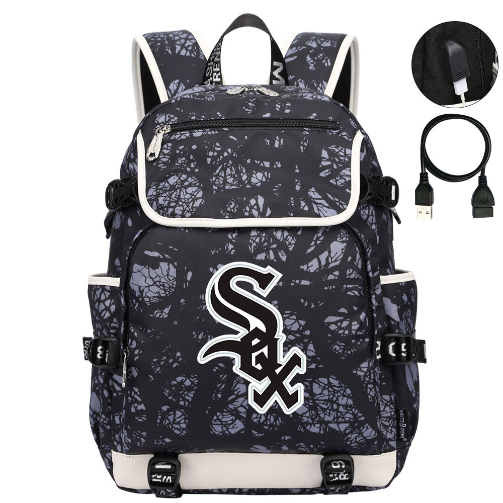 Chicago White Sox Backpack School Notebook Travel Bags