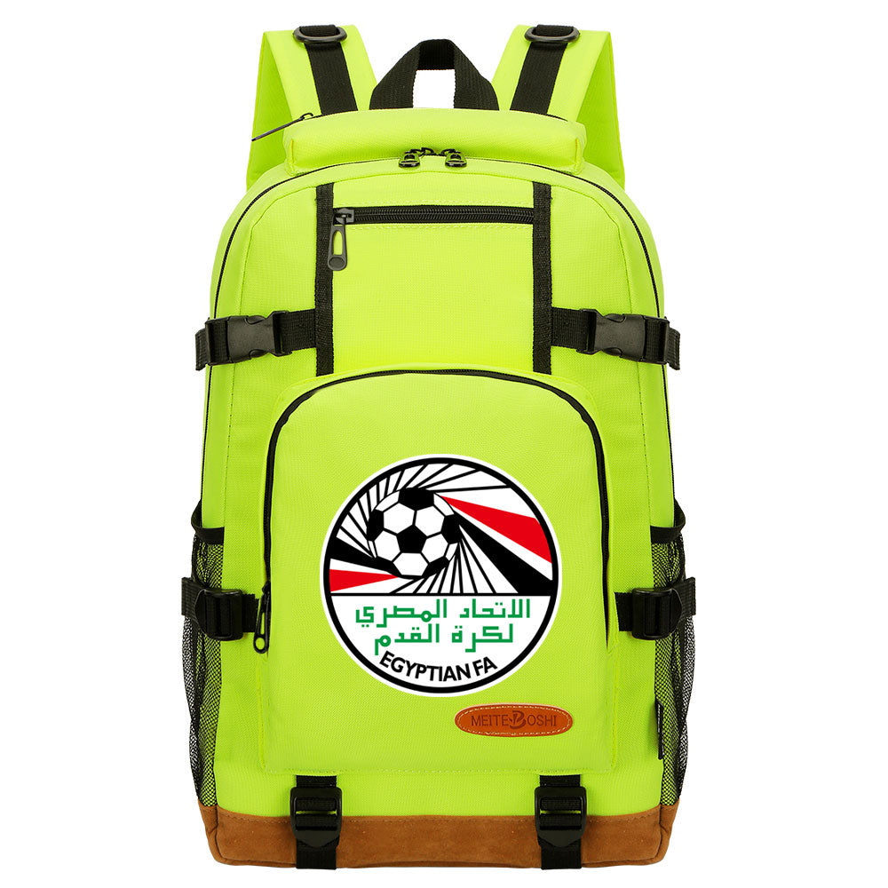 Egyptian National Football Team Waterproof Backpack School Notebook Travel Bag