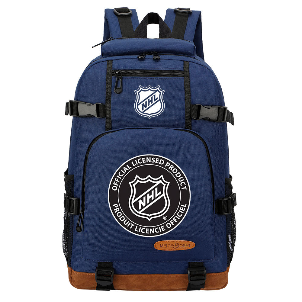 Hockey Team Waterproof Backpack School Notebook Travel Bag