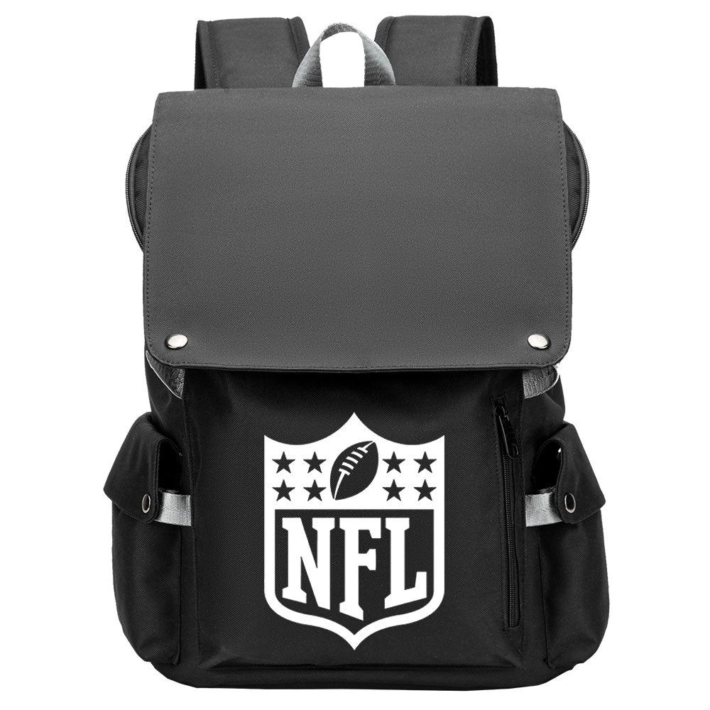 Football Team Rugby Laptop Backpack Oxford School Bag