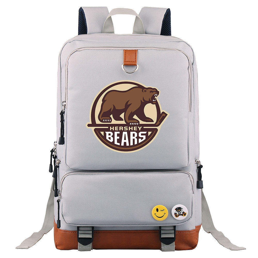 Hershy Bears Hockey Team Proof Backpack NoteBook Laptop School Bag