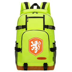 Dutch National Football Team Waterproof Backpack School Notebook Travel Bag