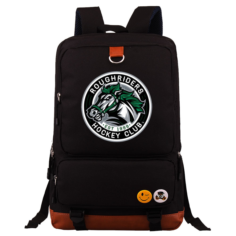 Roughriders Hockey Team Proof Backpack NoteBook Laptop School Bag