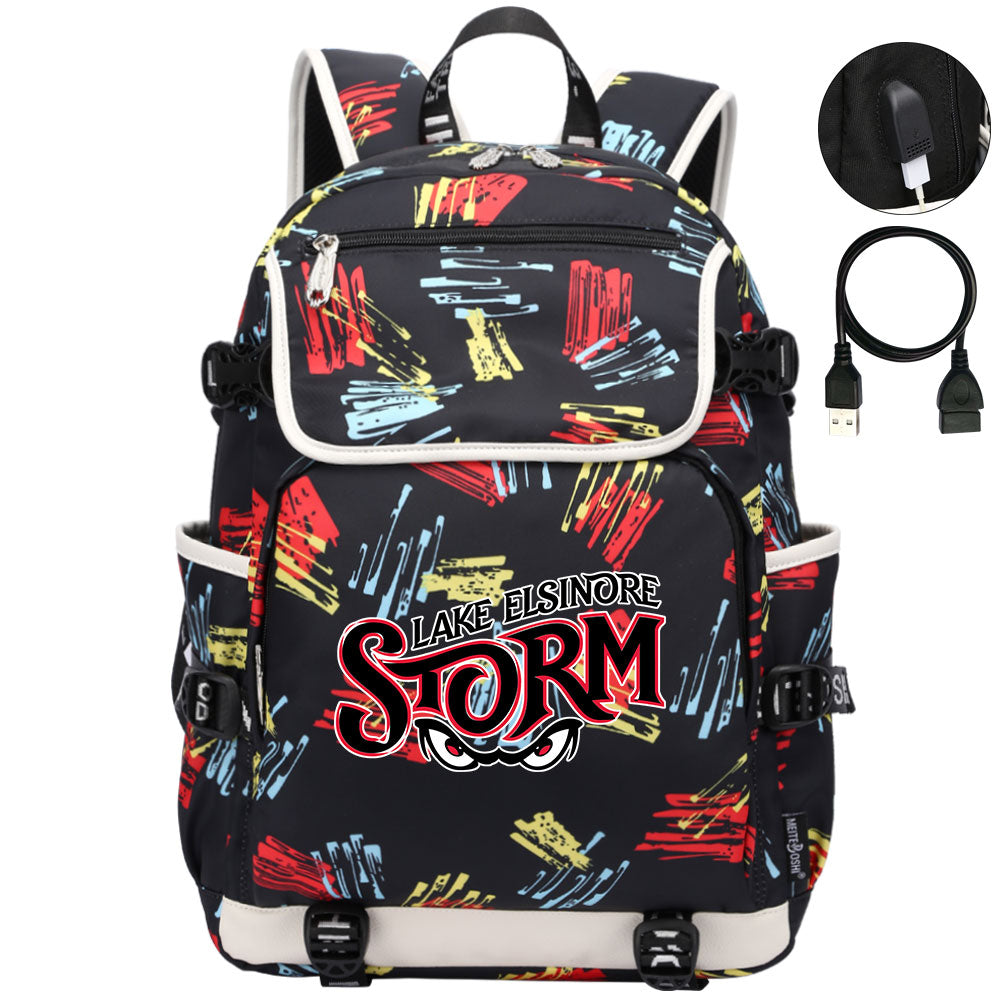 Lake Elsinore Storm Backpack School Notebook Travel Bags