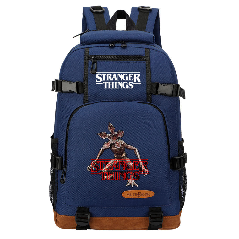 Strangers Things The Demogorgon Waterproof Backpack School Notebook Travel Bag