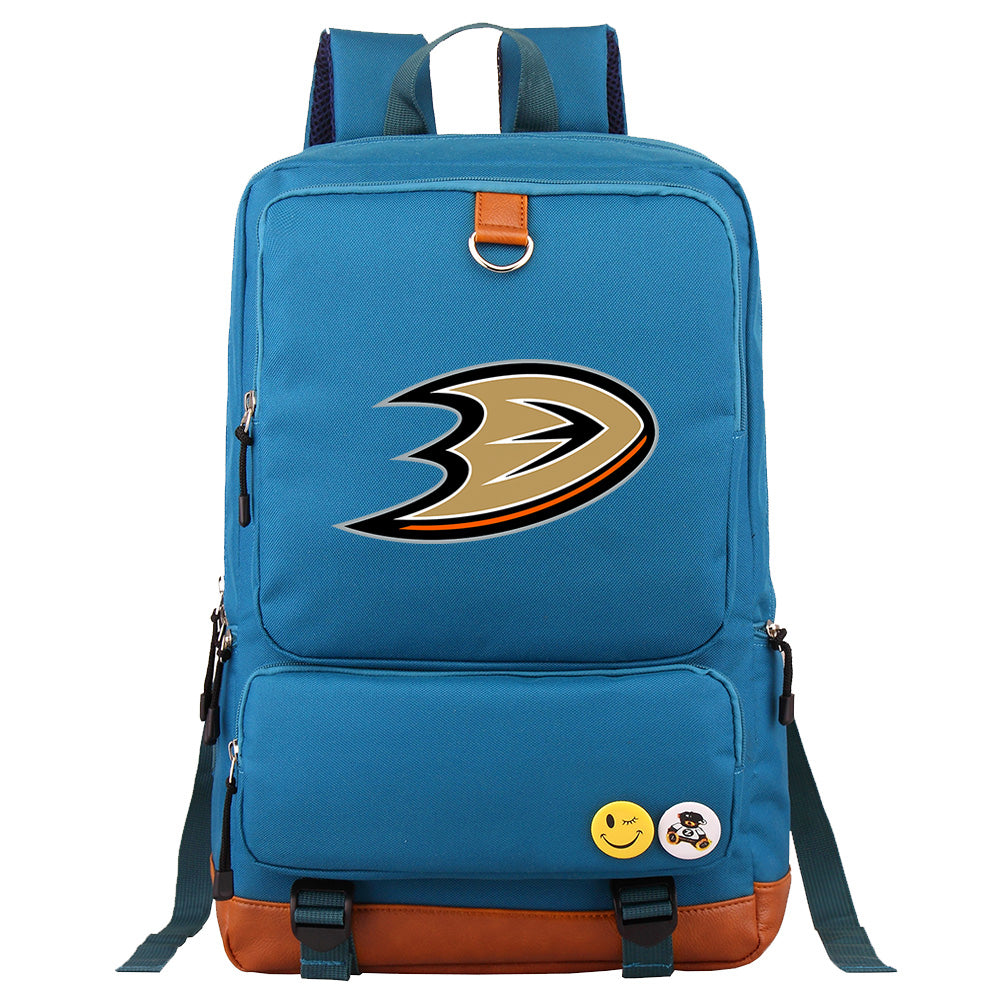 Anaheim Ducks Hockey Team Proof Backpack NoteBook Laptop School Bag
