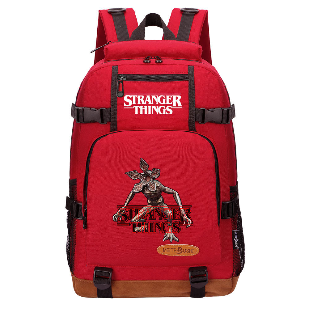 Strangers Things The Demogorgon Waterproof Backpack School Notebook Travel Bag