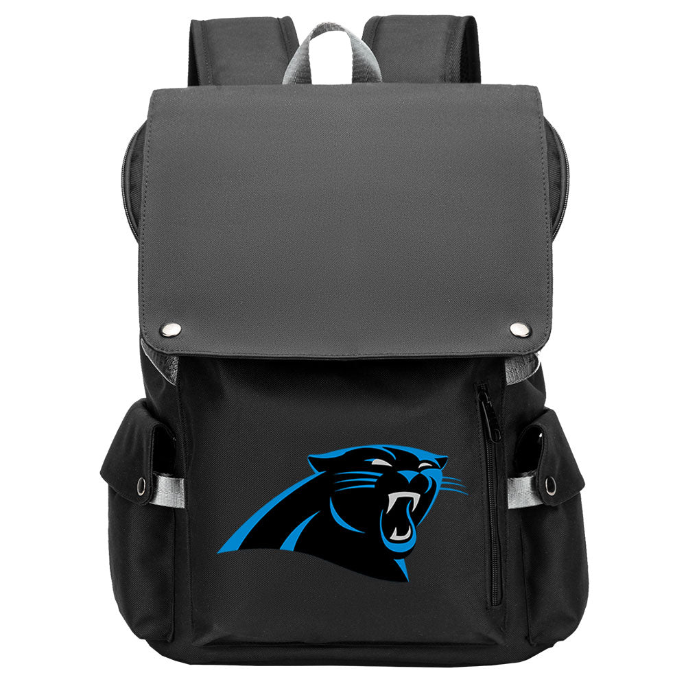 Carolina Panthers Football Team Rugby Laptop Backpack Oxford School Bag