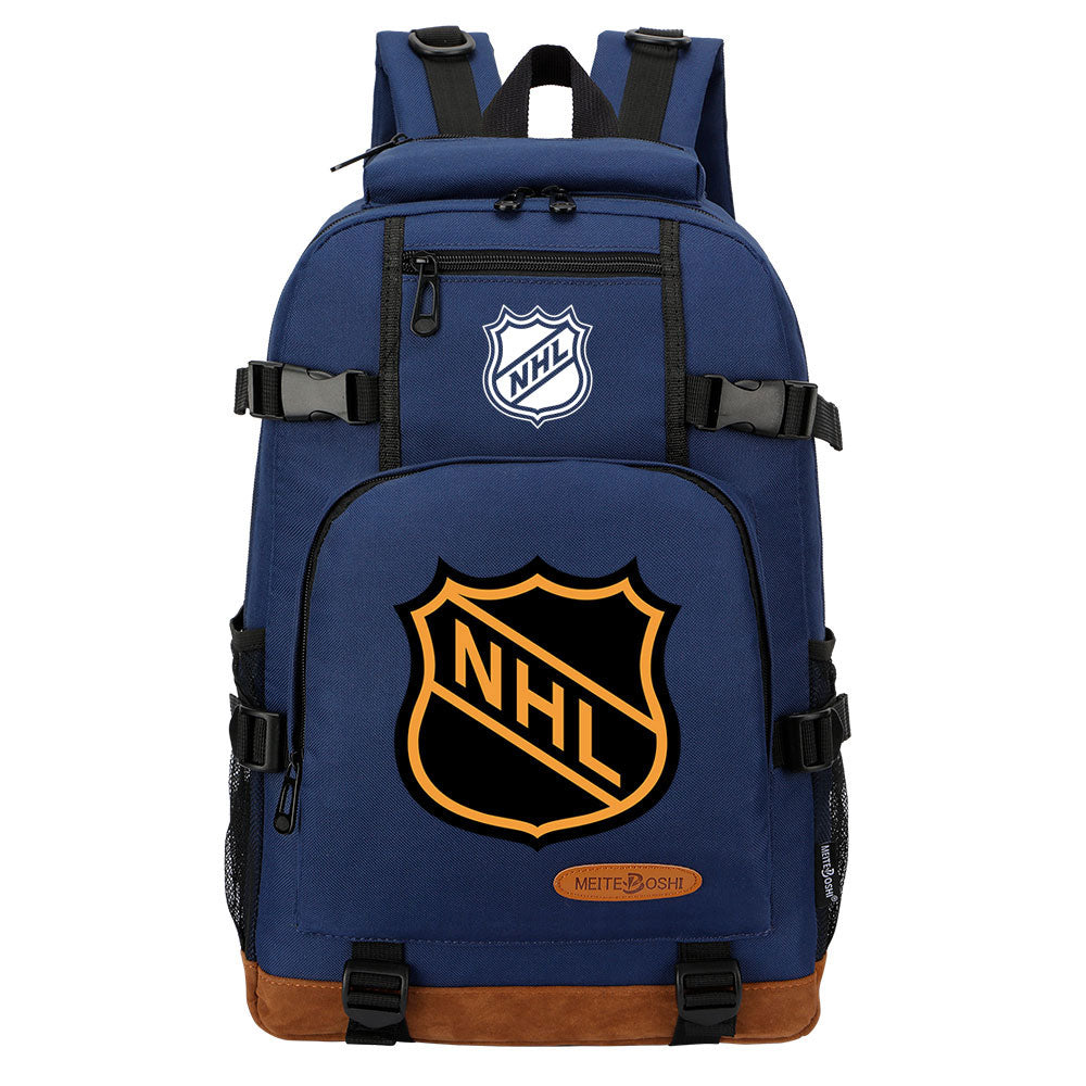 Hockey Team Waterproof Backpack School Notebook Travel Bag
