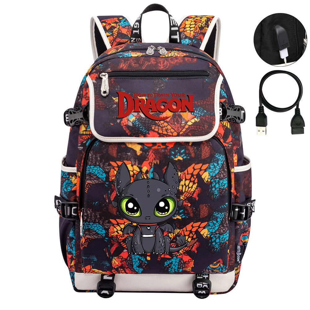 How to Train Your Dragon Backpack School Notebook Travel Bags