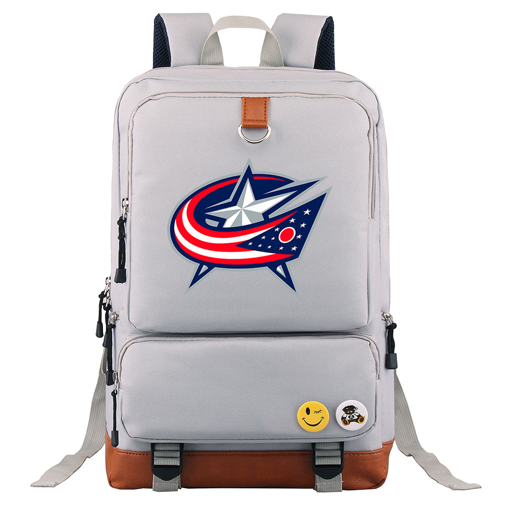 Columbus Blue Jackets Hockey Team Proof Backpack NoteBook Laptop School Bag