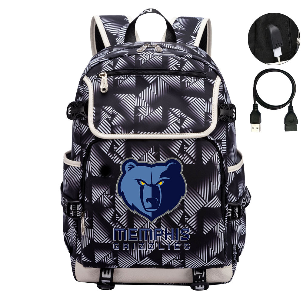 Memphis Grizzlies Backpack School Notebook Travel Bags