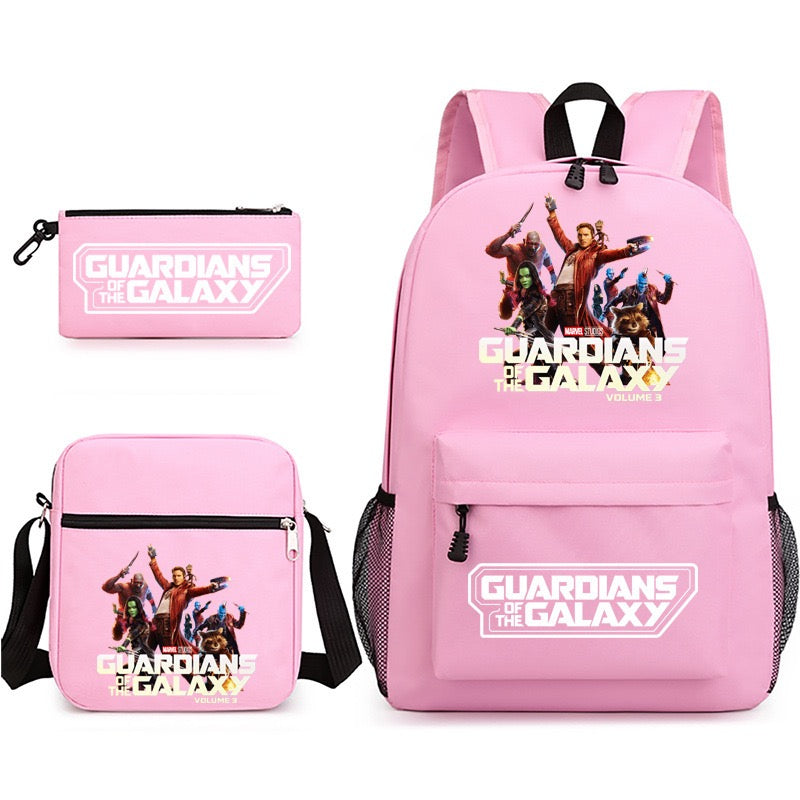 Guardians of the Galaxy School Backpack Shoulder Bag Pencil Bags 3pcs Set