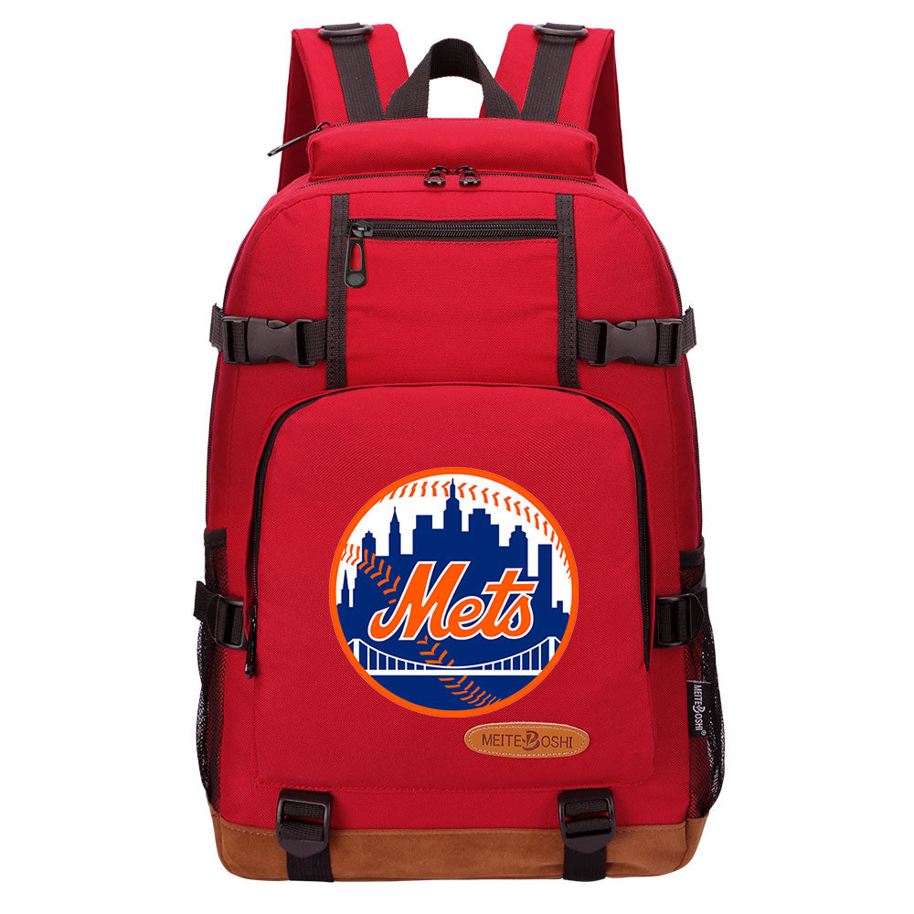 New York Mets Waterproof Backpack School Notebook Travel Bag