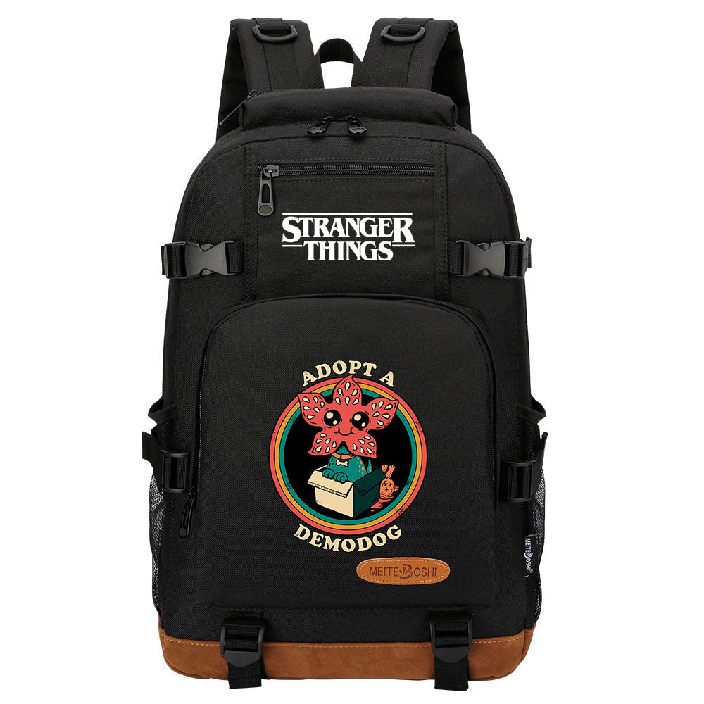Strangers Things The Demogorgon Waterproof Backpack School Notebook Travel Bag