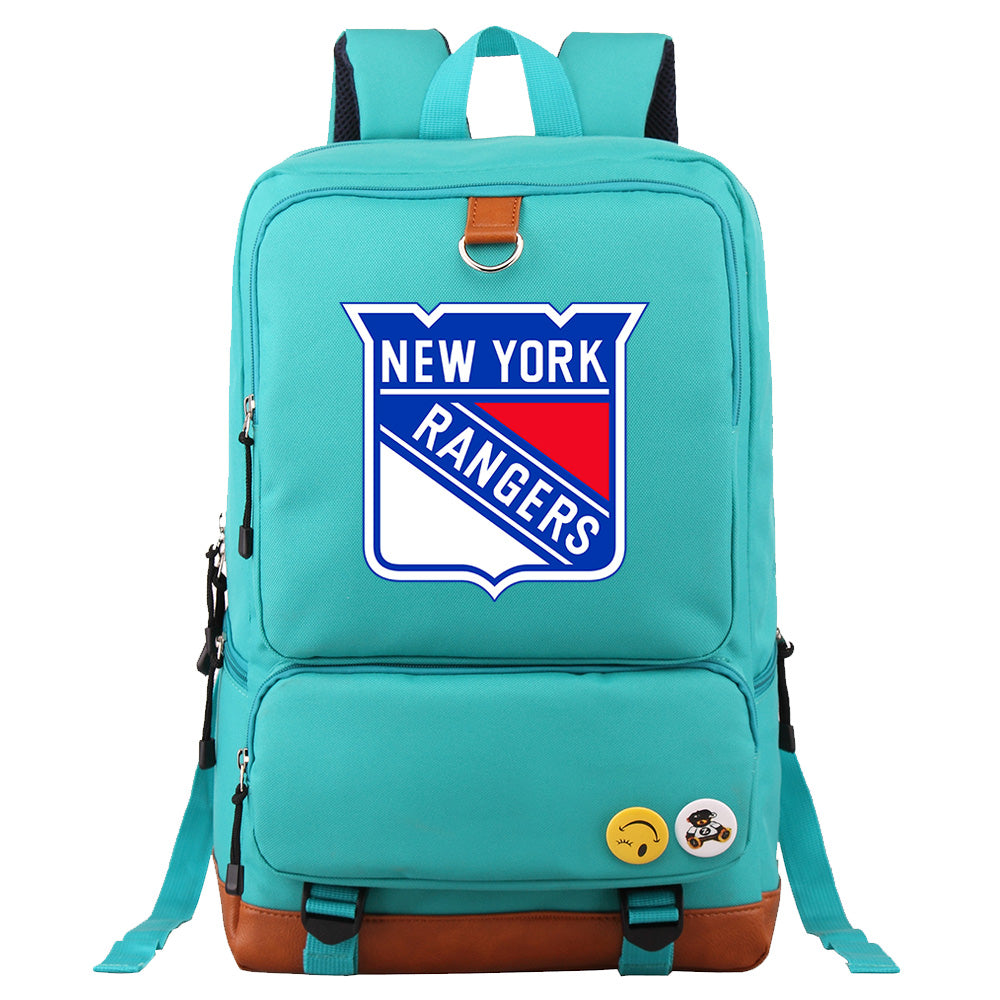 New York Rangers Hockey Team Proof Backpack NoteBook Laptop School Bag