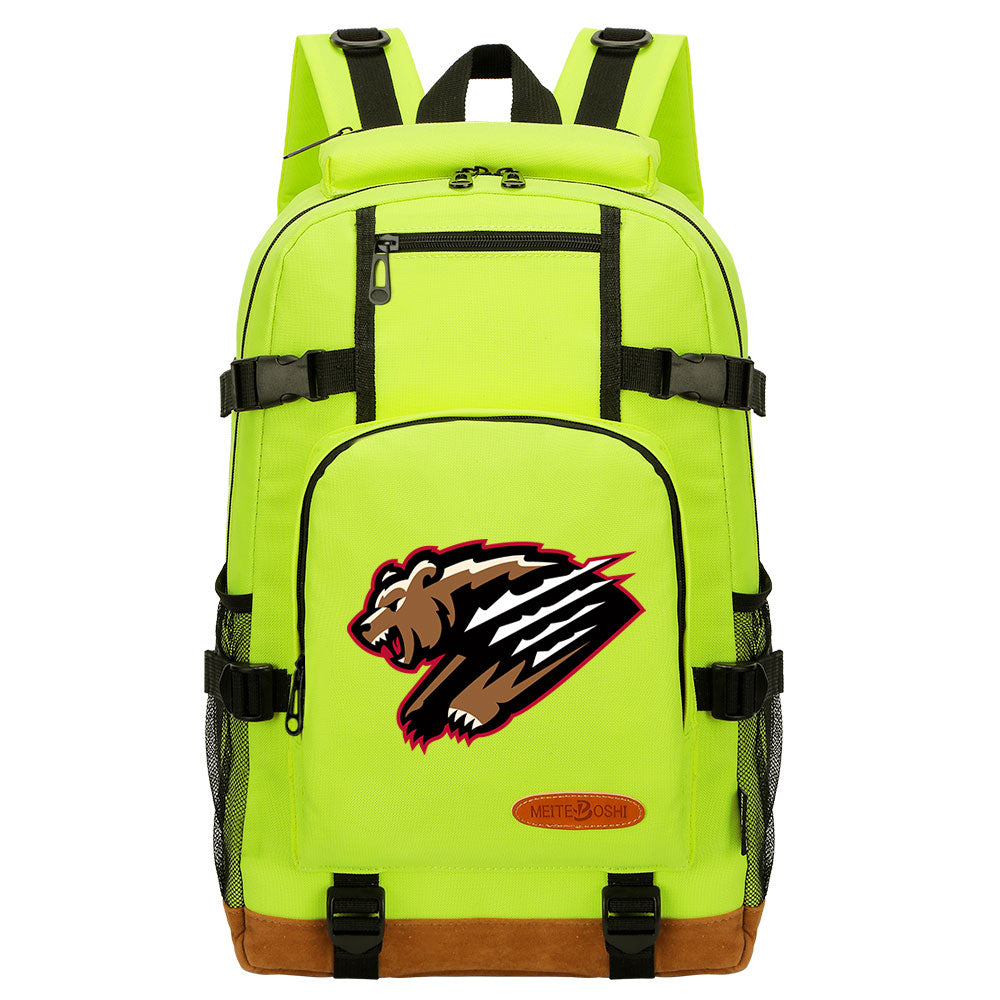 Montana Grizzlies Waterproof Backpack School Notebook Travel Bag