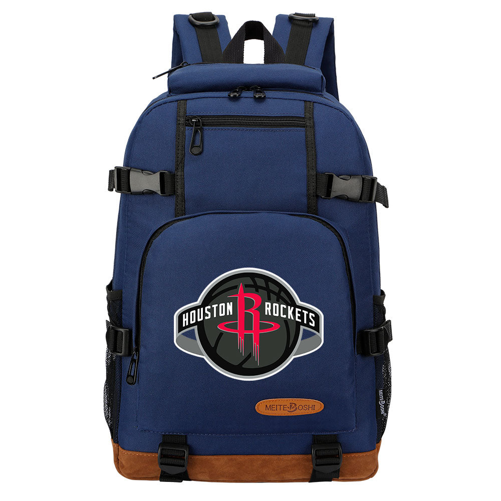 Houston Rockets Waterproof Backpack School Notebook Travel Bag