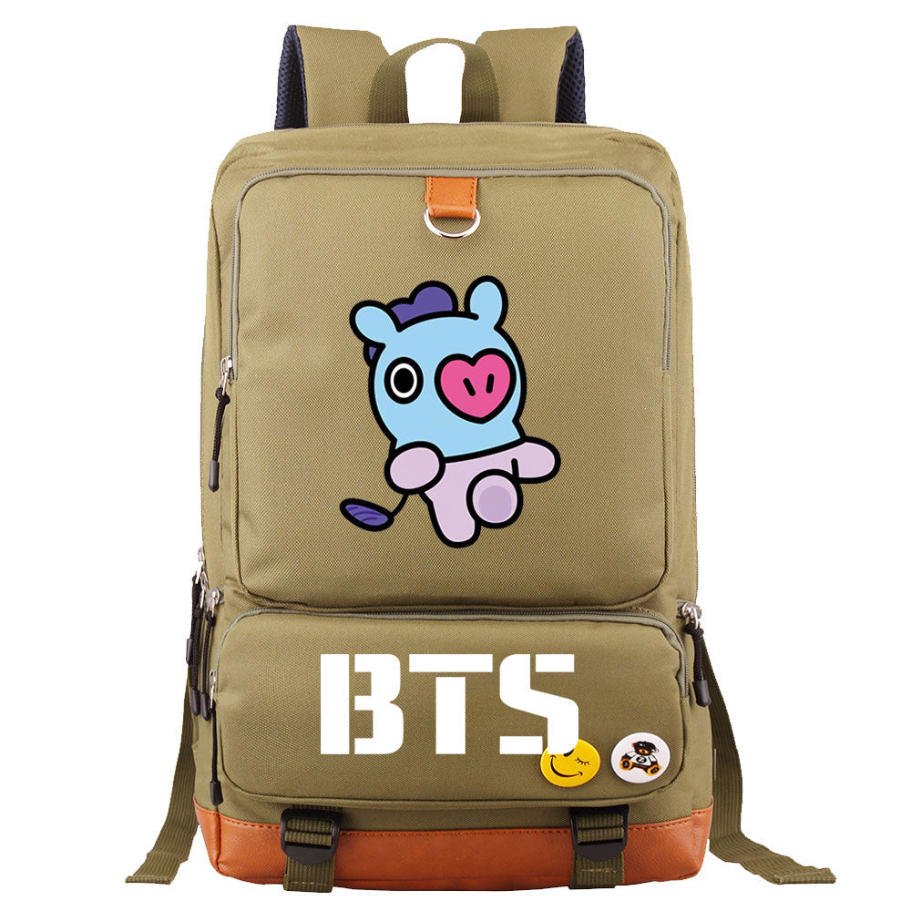 BTS Mang Proof Backpack NoteBook Laptop School Bag
