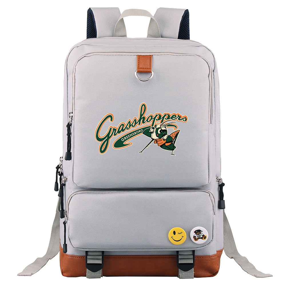 Greensboro Grasshoppers Water Proof Backpack NoteBook Laptop School Bag