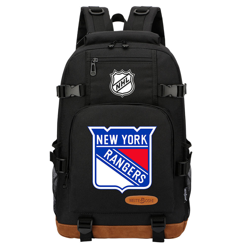 New York Rangers Hockey League  Waterproof Backpack School Notebook Travel Bag