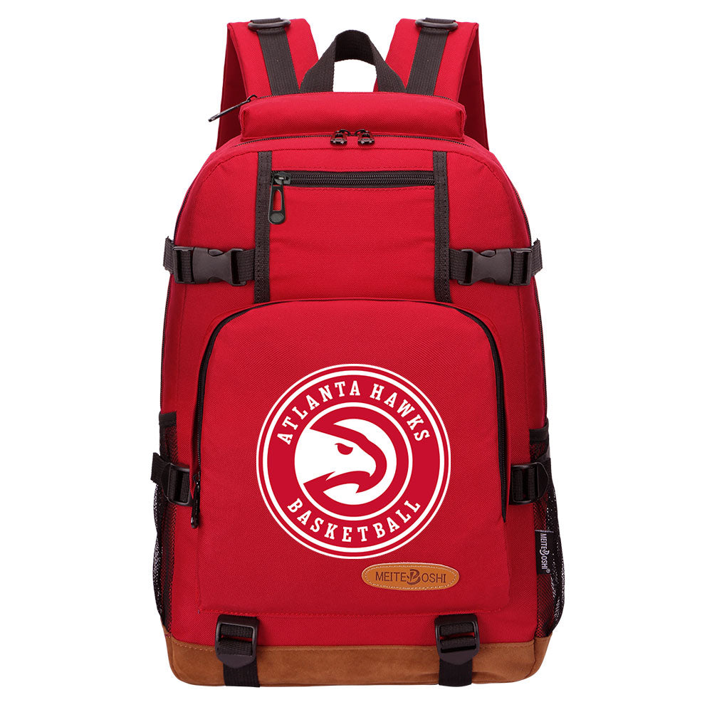 Atlanta Hawks Waterproof Backpack School Notebook Travel Bag