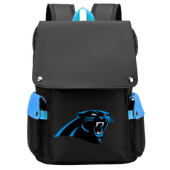 Carolina Panthers Football Team Rugby Laptop Backpack Oxford School Bag