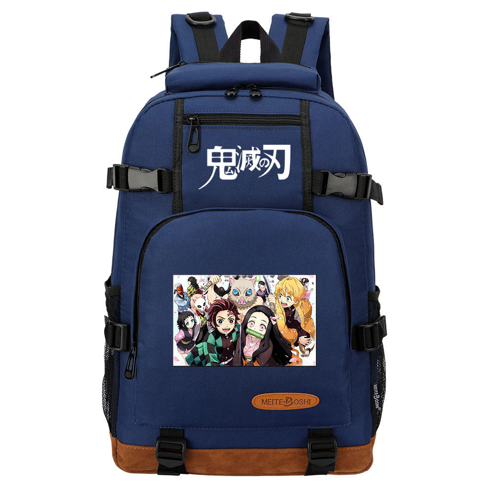 Demon Slayer Kimetsu No Yaiba Waterproof Backpack School Notebook Travel Bag