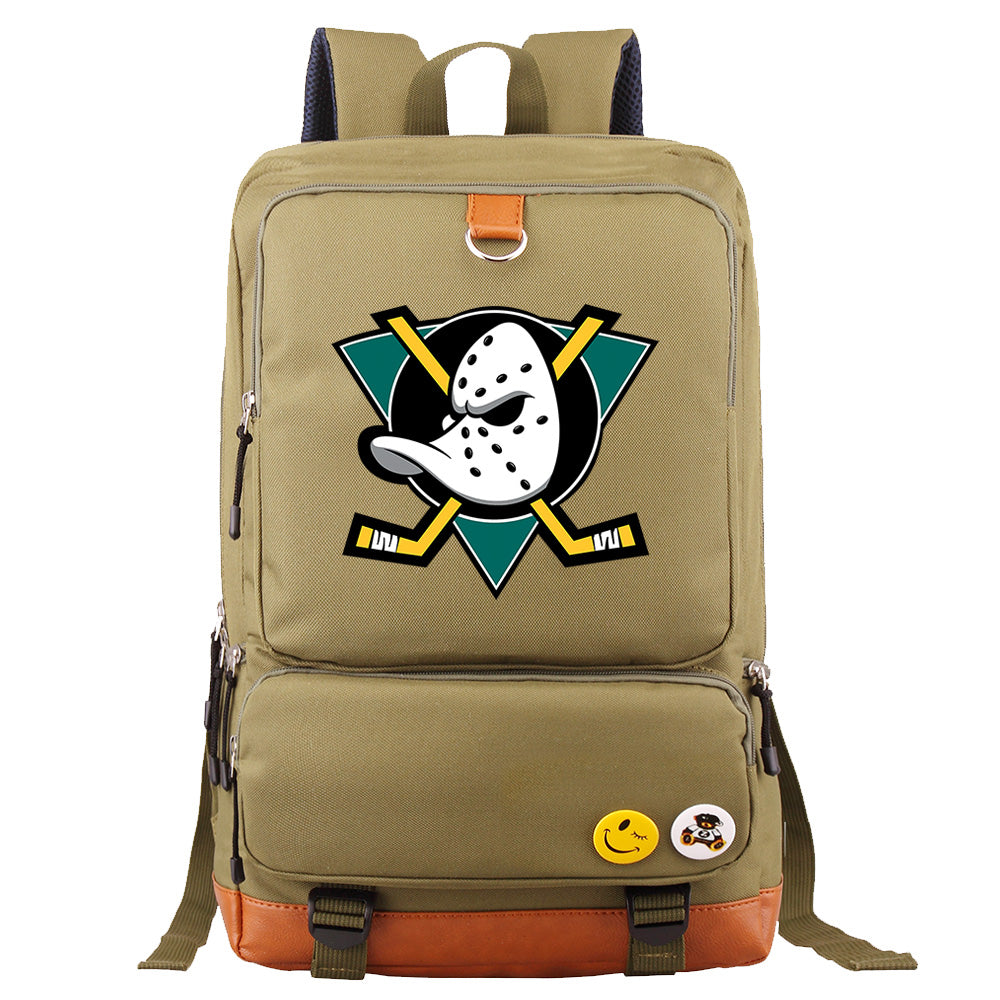 Anaheim Ducks Hockey Team Proof Backpack NoteBook Laptop School Bag