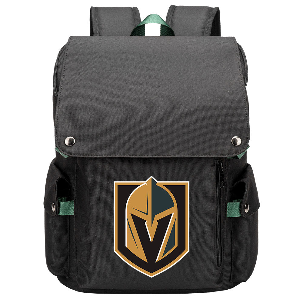 Vegas Golden Knights Hockey Team School Backpack Oxford Laptop Bag