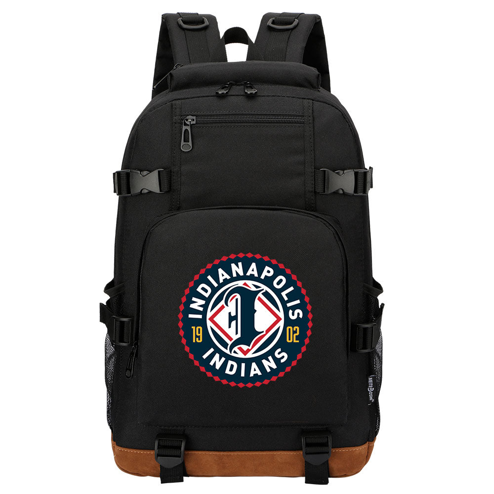 Indianapolis Indians Waterproof Backpack School Notebook Travel Bag
