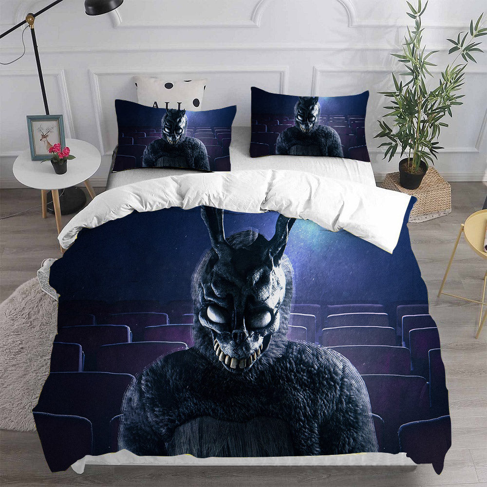 Donnie Darko Cosplay Bedding Set Duvet Cover Pillowcases Halloween Home Decor