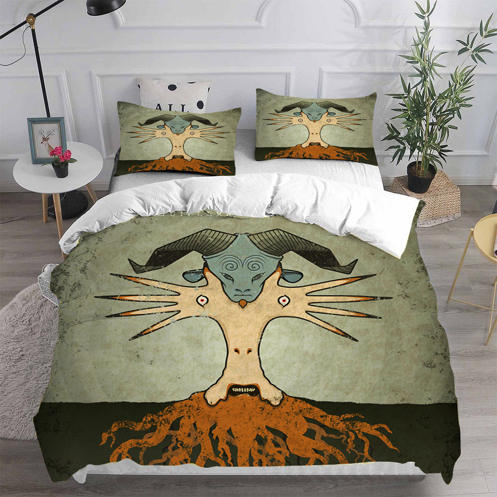 El Laberinto Del Fauno Cosplay Bedding Set Duvet Cover Pillowcases Halloween Home Decor