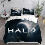 Halo 2 Cosplay Bedding Set Duvet Cover Pillowcases Halloween Home Decor