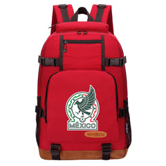 Mexico National Football Team Waterproof Backpack School Notebook Travel Bag